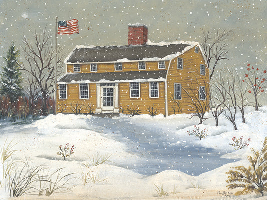Burnham Tavern in Winter Canvas Print
