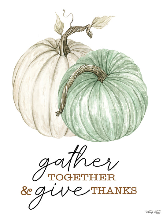 Gather and Give Thanks Canvas Print