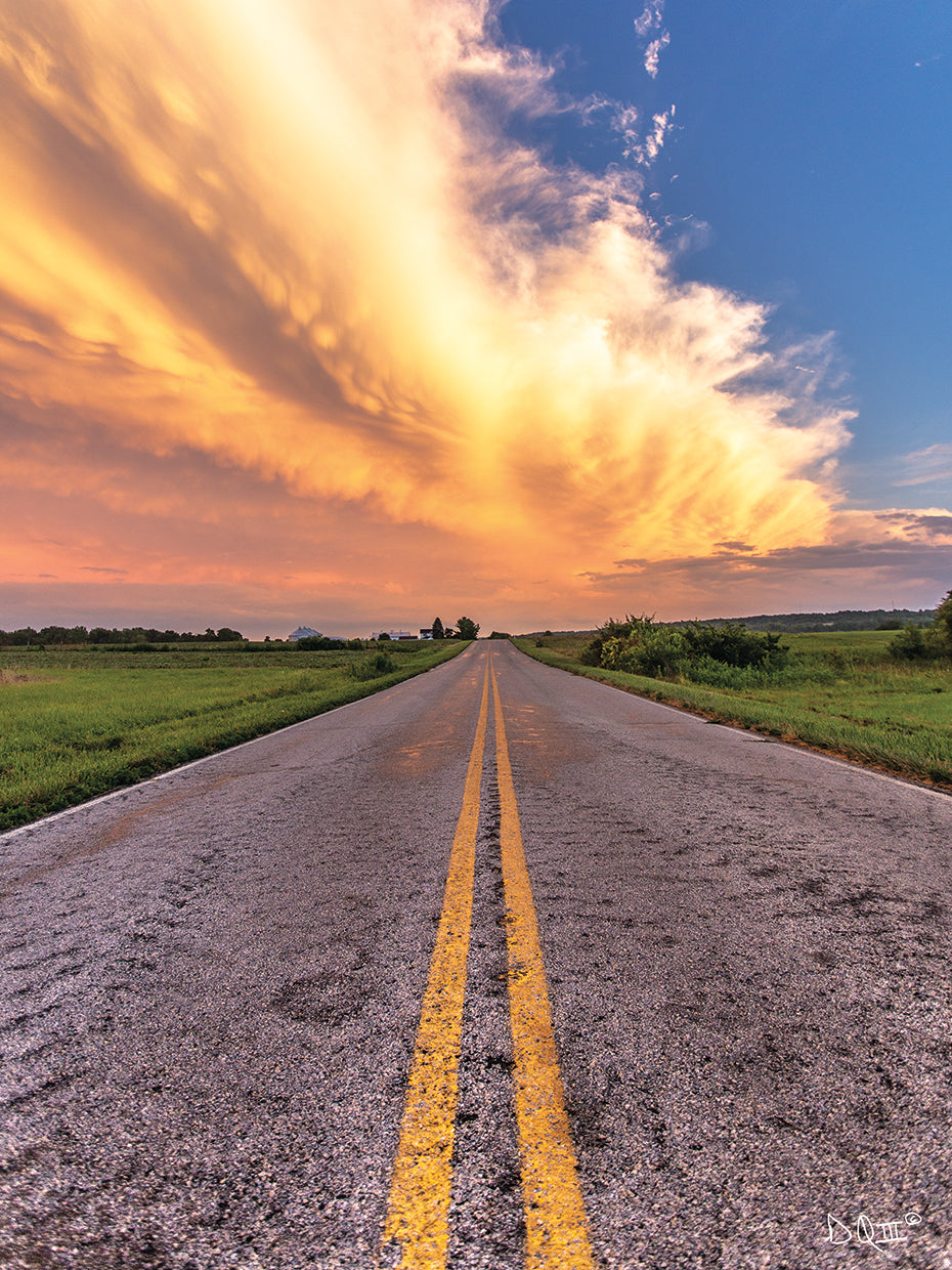 Road and Sky Meeting