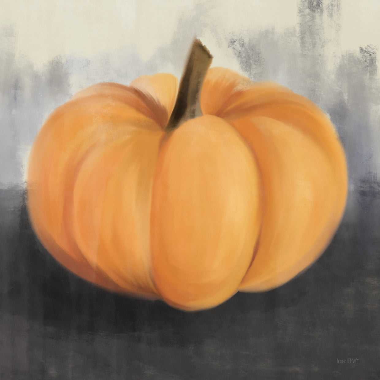 Calabaza Rústica Naranja Lienzo