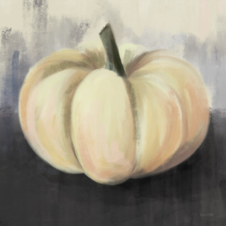 Calabaza rústica blanca Lienzo