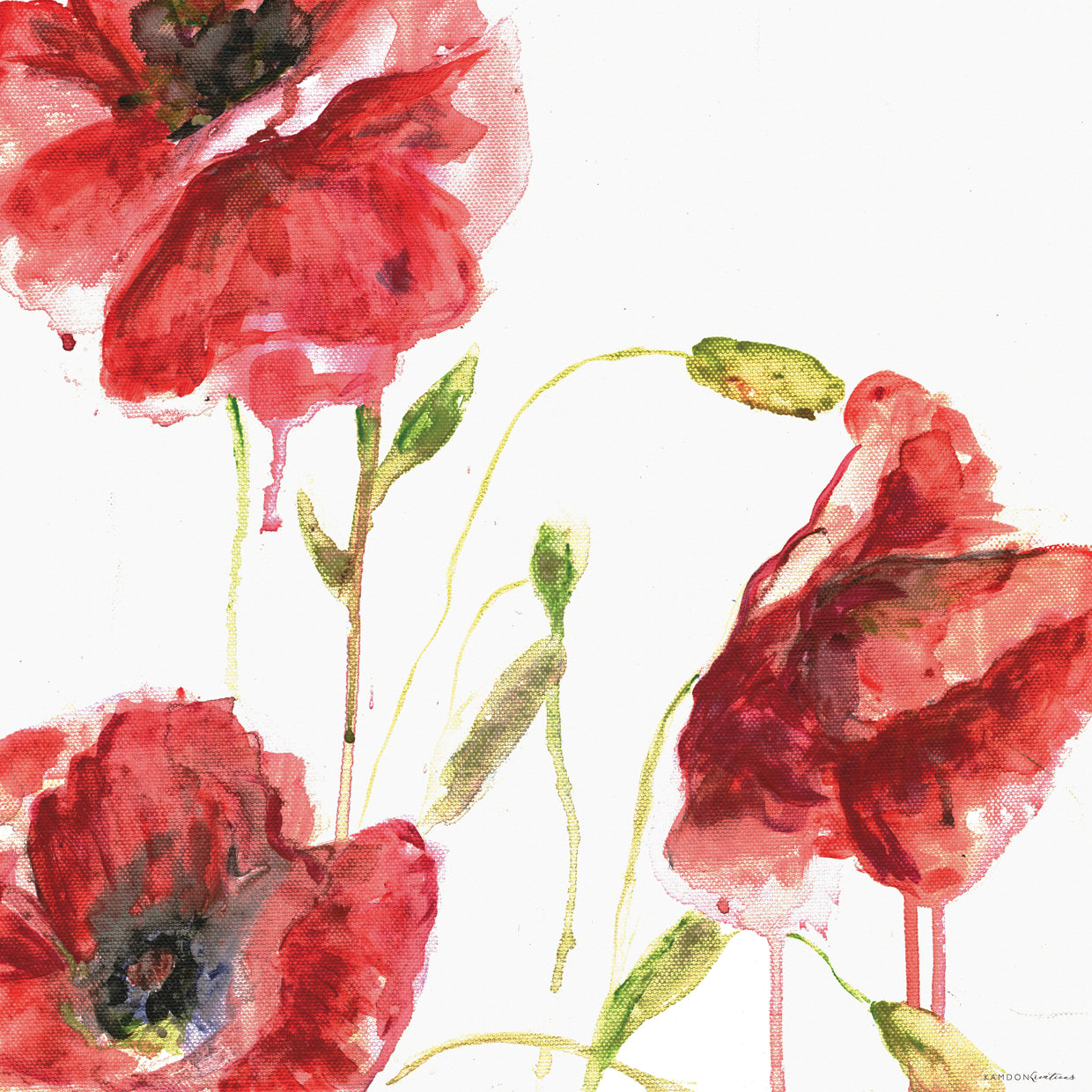 Amapolas Lienzo