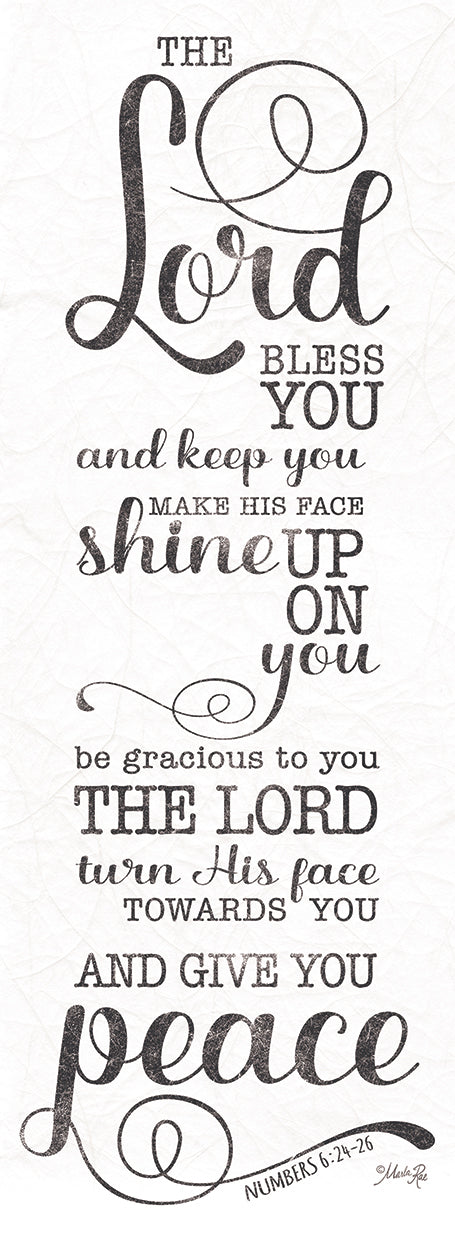 May the Lord Bless You (white)