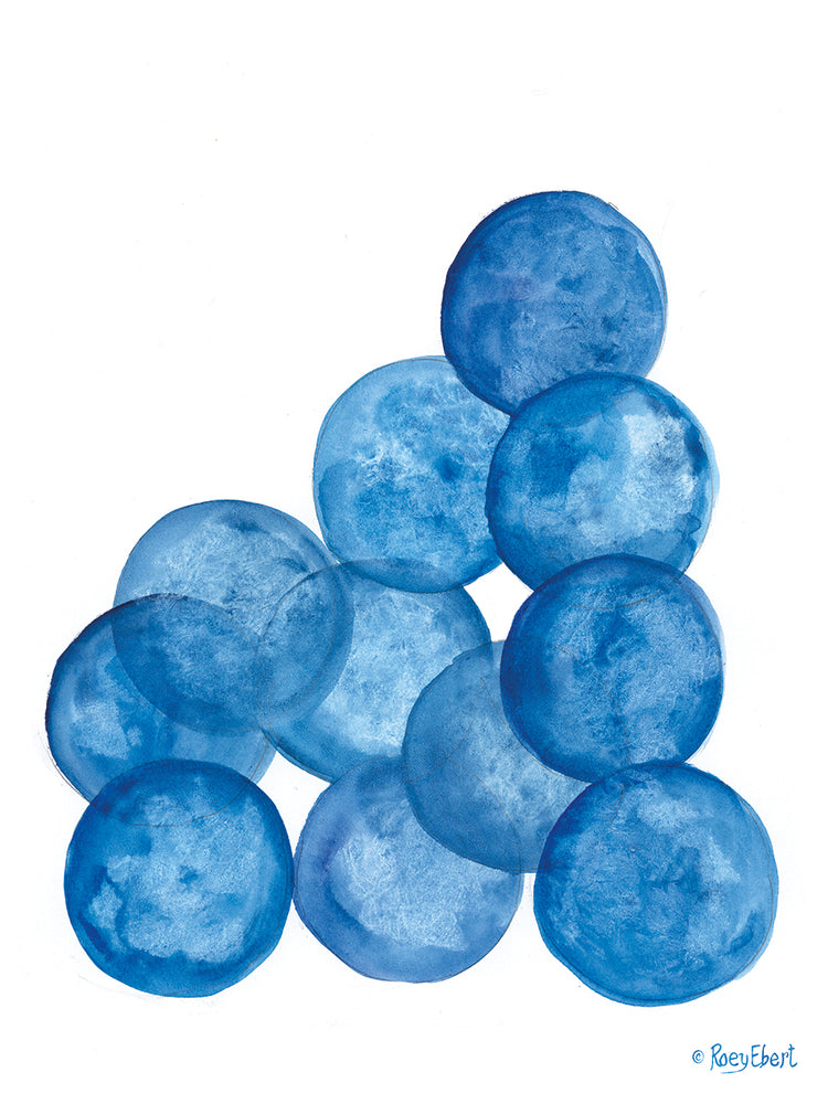 Aegean Blue Abstract IV