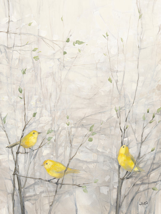 Birds in Trees I Canvas Print