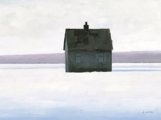 Lonely Winter Landscape II Canvas Print
