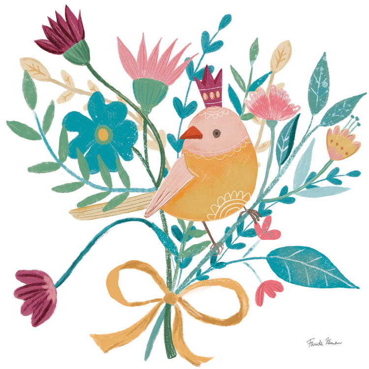 Royal Birds III White