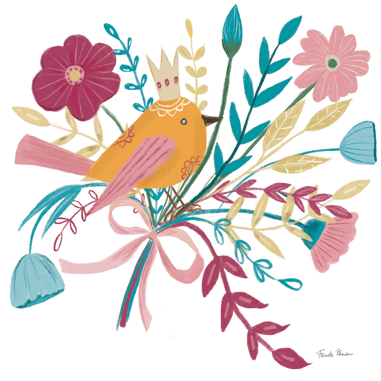 Royal Birds II White