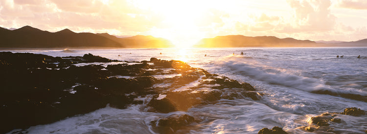 Sunrise Baja Surfers
