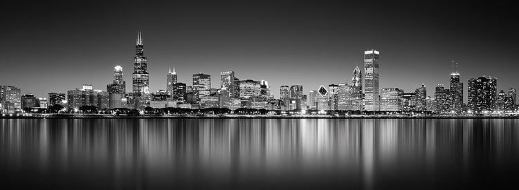 Reflexiones del lago Chicago Lienzo
