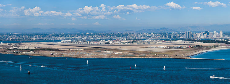 Vista de la bahía de San Diego Lienzo