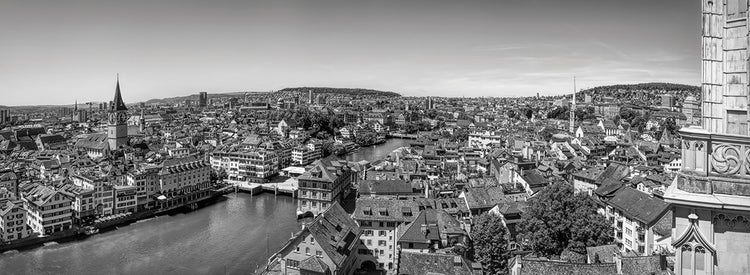 Vista aérea de Zurich Lienzo