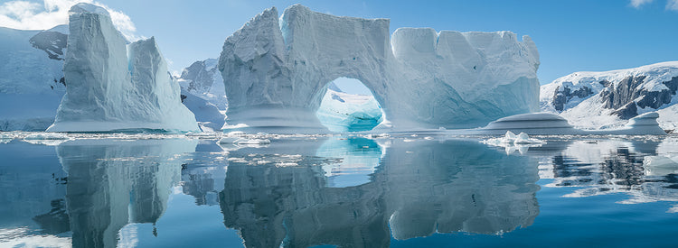 Icebergs del océano austral Lienzo