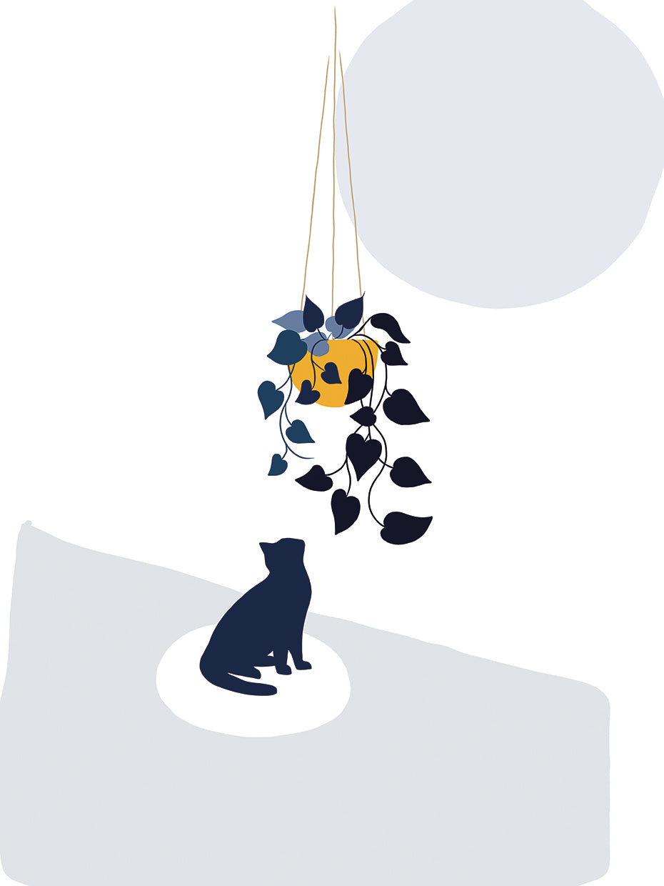 Cats and Nature 3 White