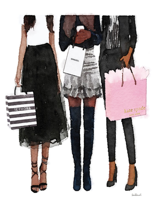 Friends Shopping II Canvas Print