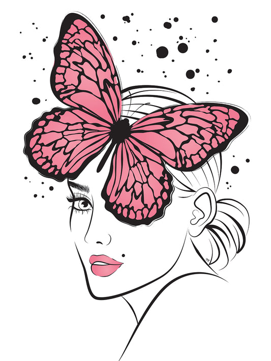 Lady Pink Butterfly