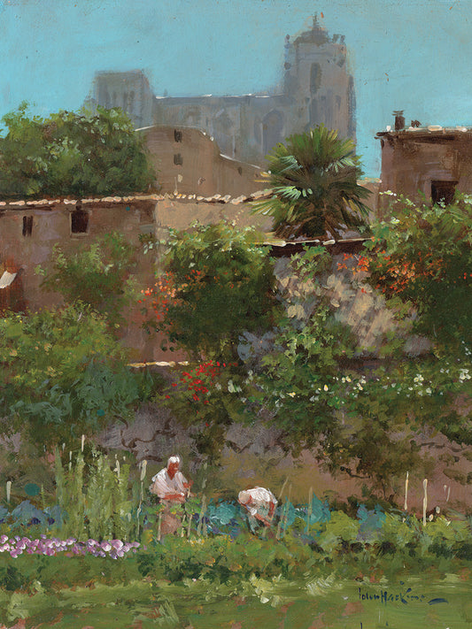 Monastery Gardens Canvas Print