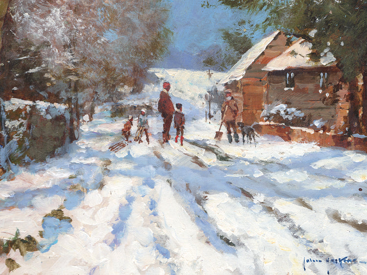 Snow On The Ashwell Road