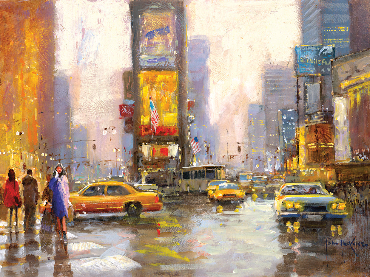 Times Square In The Rain