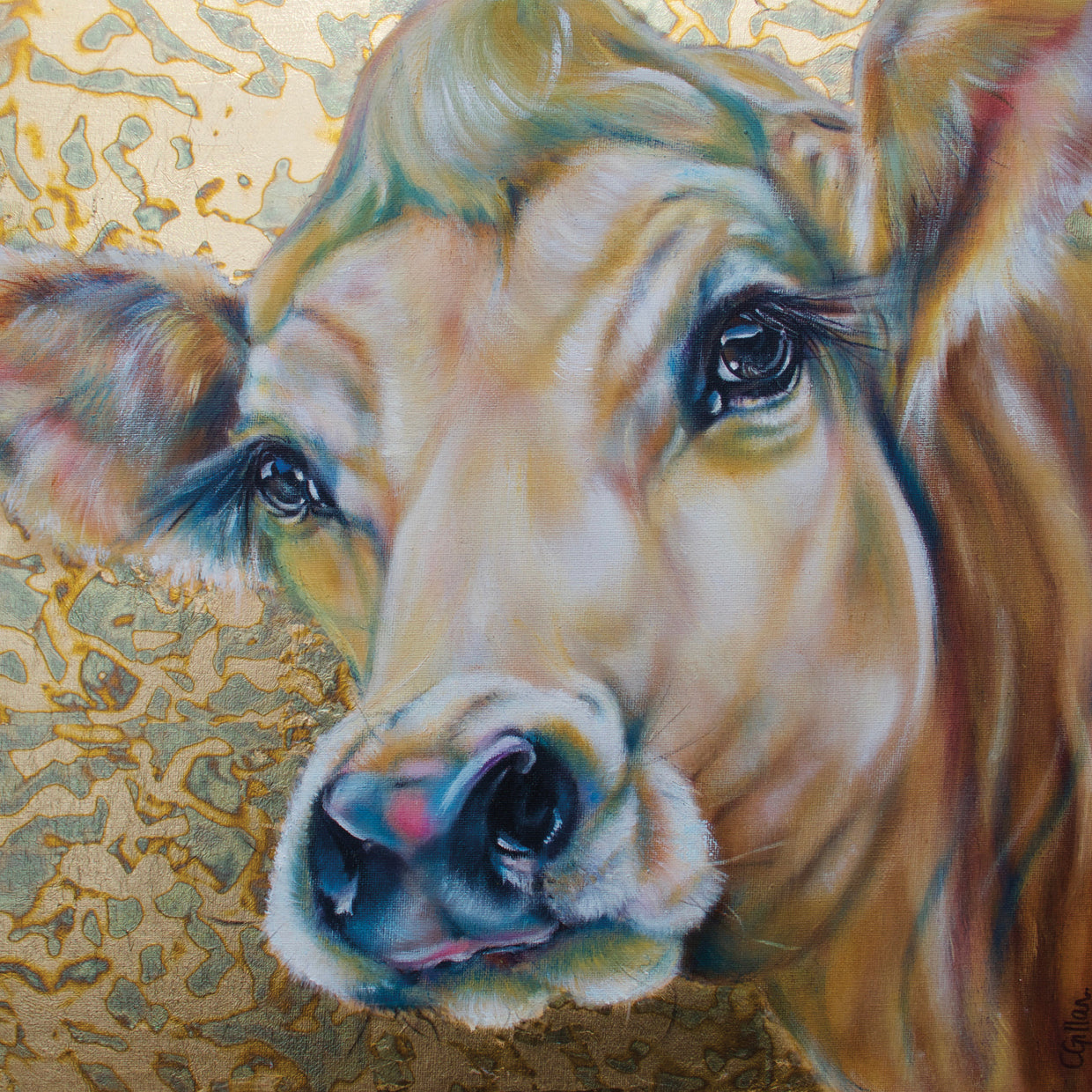 Camo Cow gold