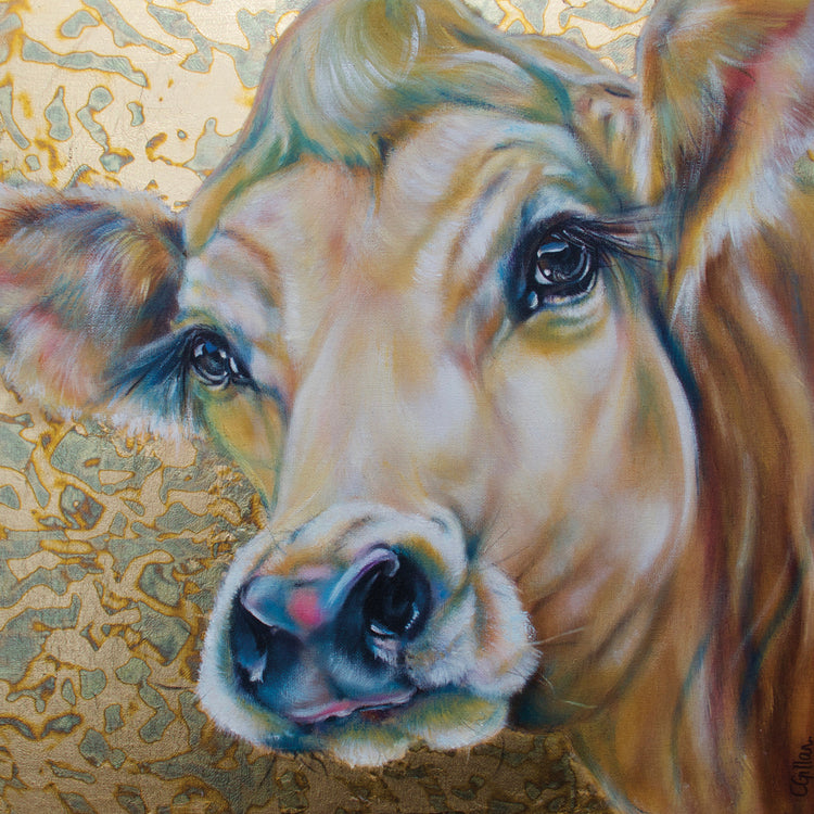 Camo Cow gold