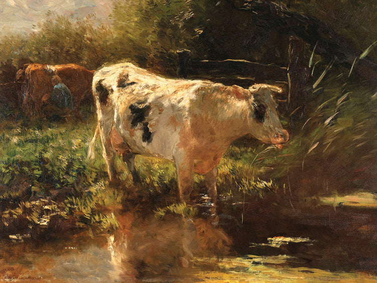 Cow beside a Ditch, c. 1885-1895