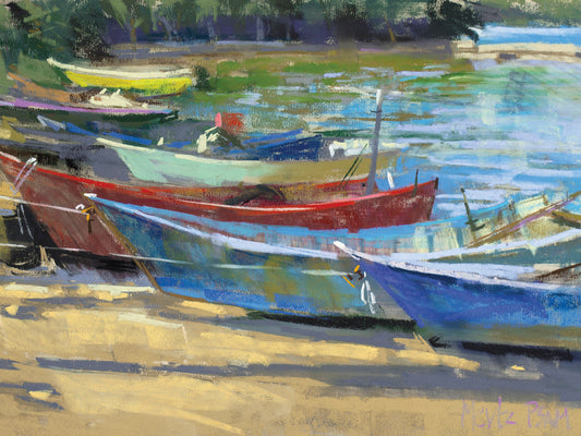 Fishing Boats Marta Canvas Print
