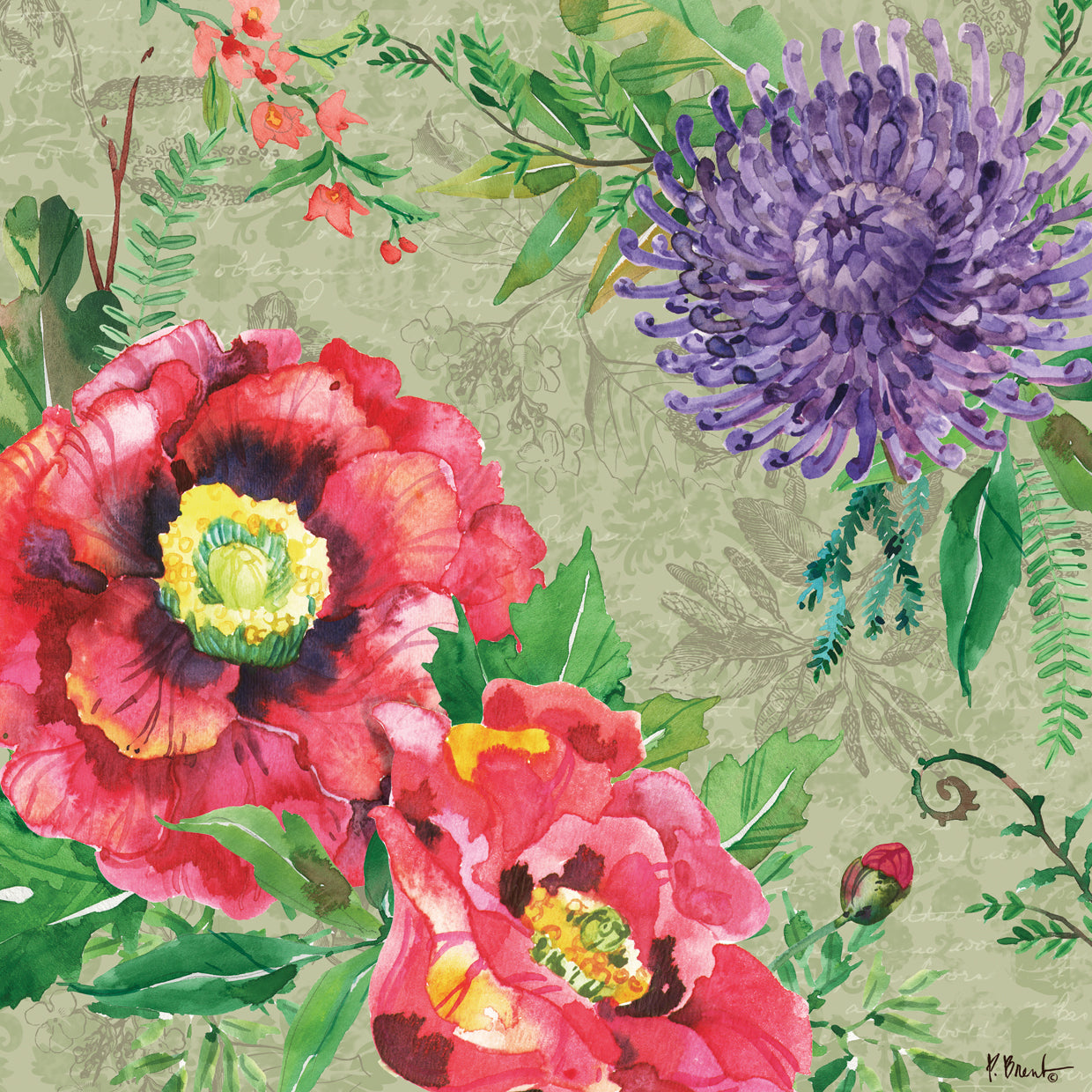 Leonor Floral III Lienzo