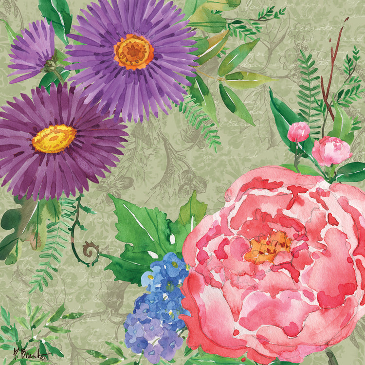 Eleanor Floral IV Lienzo