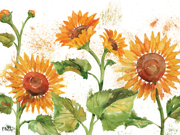 Arianna Girasoles Horizontales Lienzo