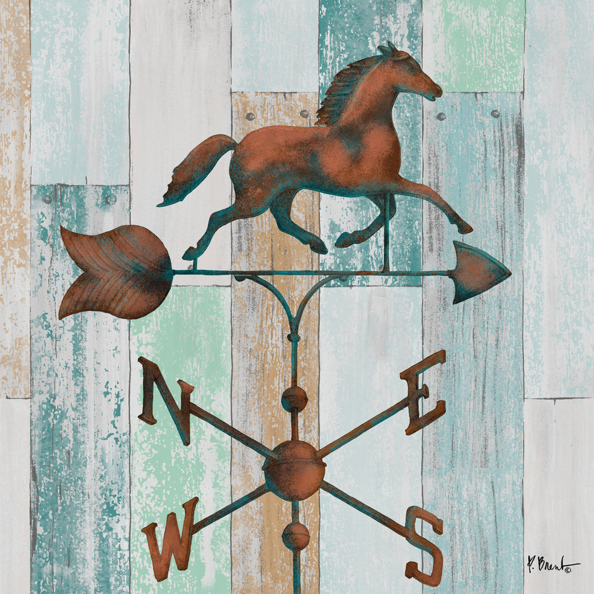 Burnished Vanes I