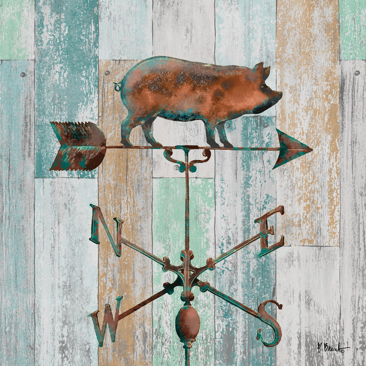 Burnished Vanes III