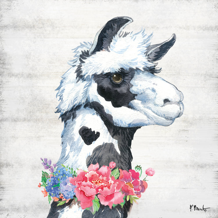 Llama Bloom I Lienzo