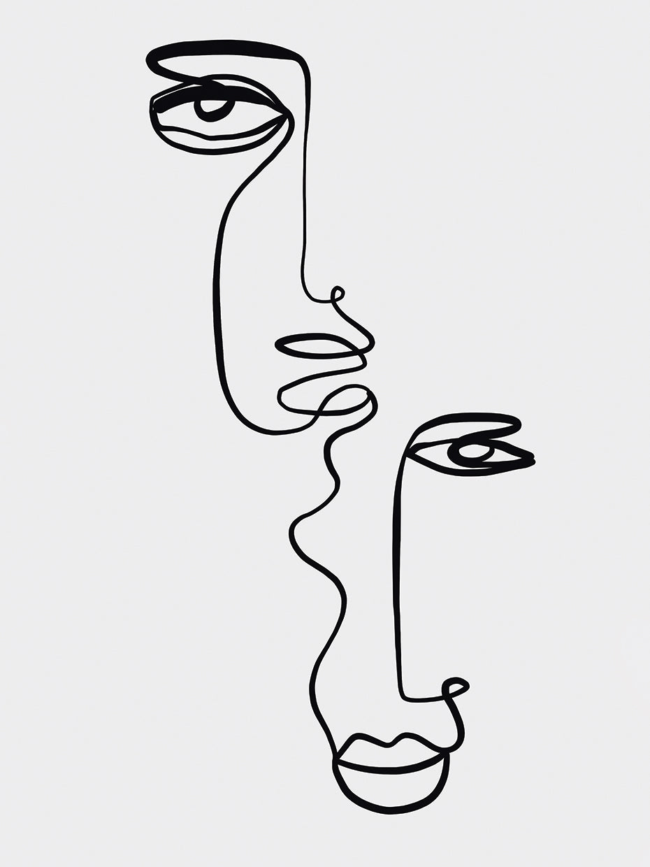 Caras 2 Lienzo