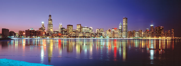 Colores del lago Chicago Lienzo