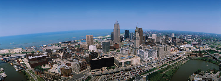 Vistas del cielo de Cleveland Lienzo