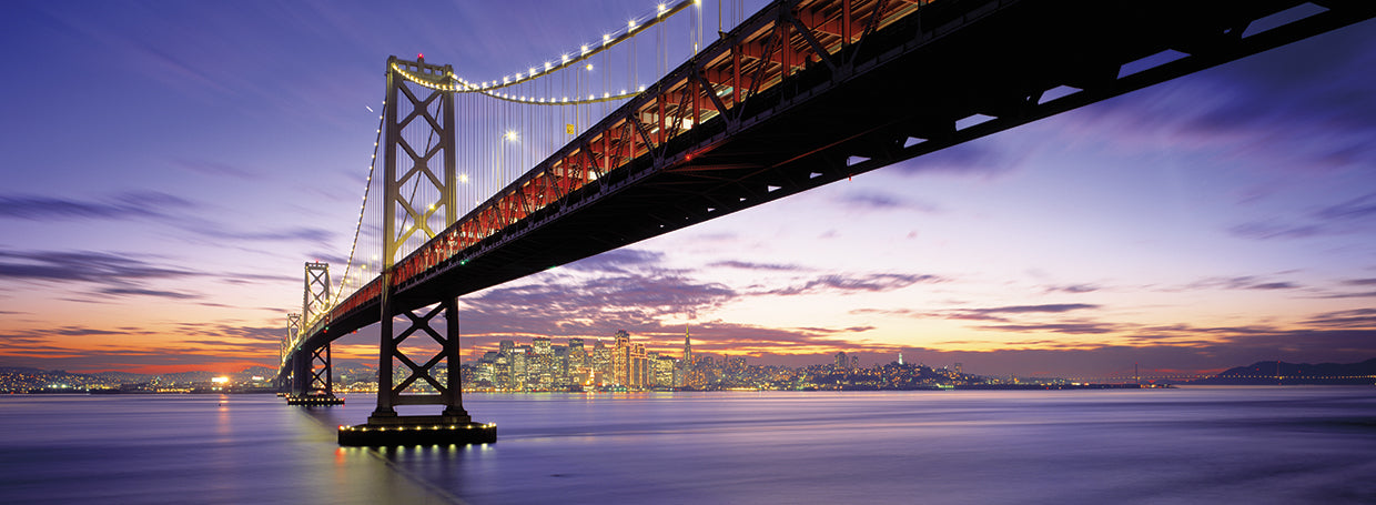 Twilight Bridge SF Bay