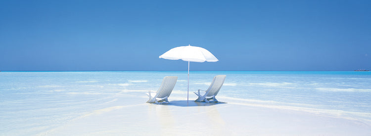 Vacaciones en la playa de Maldivas Lienzo