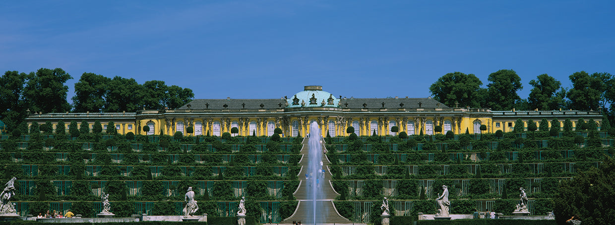 Jardines del palacio Lienzo