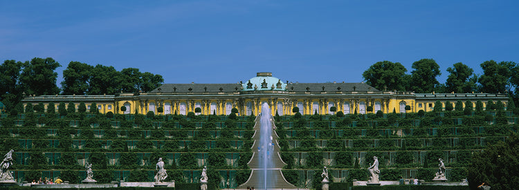 Jardines del palacio Lienzo