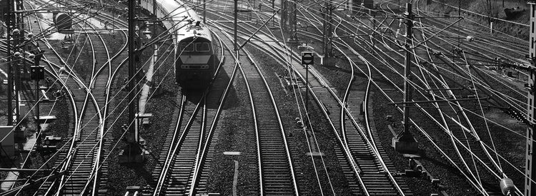 Vías de tren alemanas Lienzo