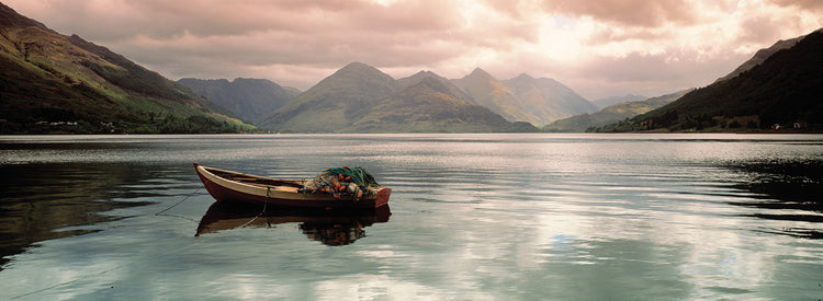 Lago de las Tierras Altas de Escocia Lienzo