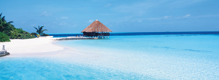 Belleza de la playa de Maldivas Lienzo