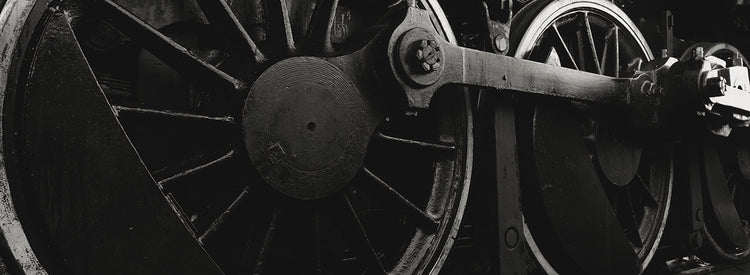 Ruedas de tren antiguas Lienzo