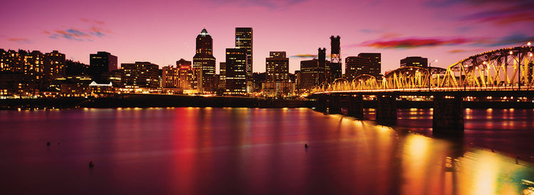 Portland Sunset Skyline