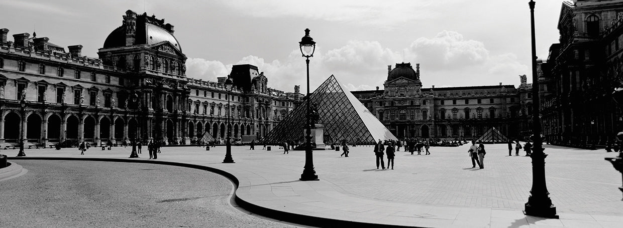 Turistas del Louvre París Lienzo