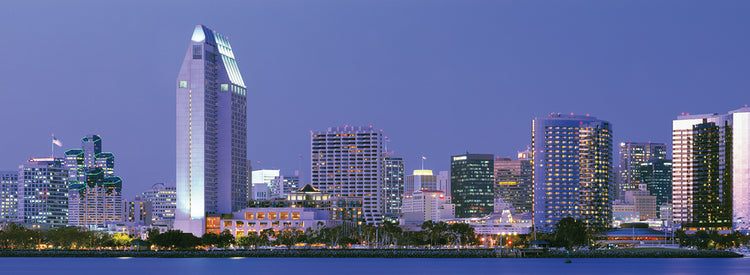 Así que el horizonte de San Diego Lienzo