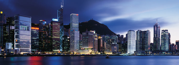Luces del puerto de Hong Kong Lienzo