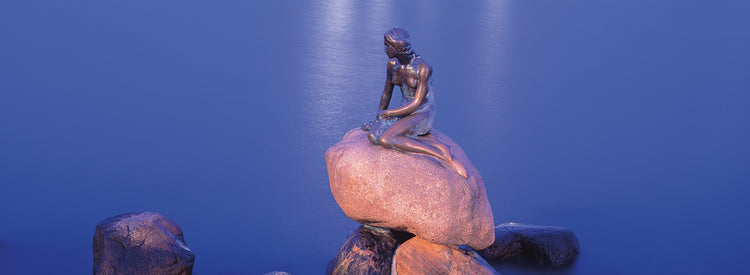 Sirena de Copenhague Lienzo
