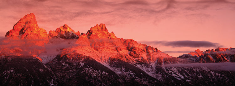 Hermosos AM Tetons Lienzo